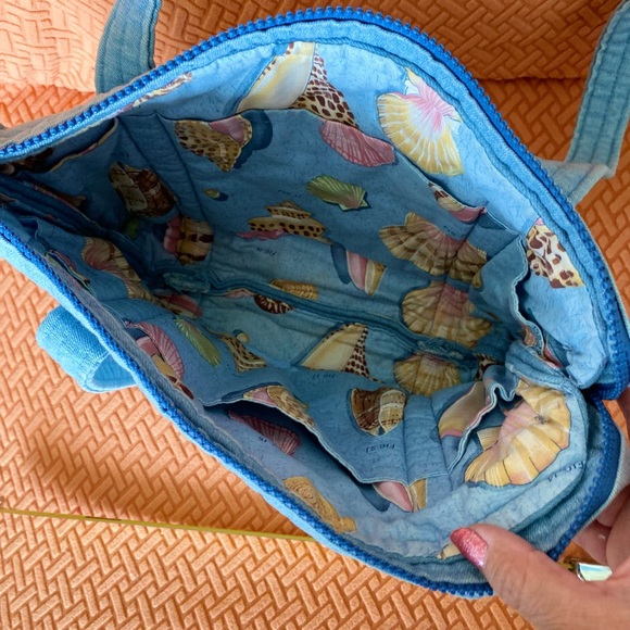 Ladies beach design shoulder bag - Picture 6 of 6